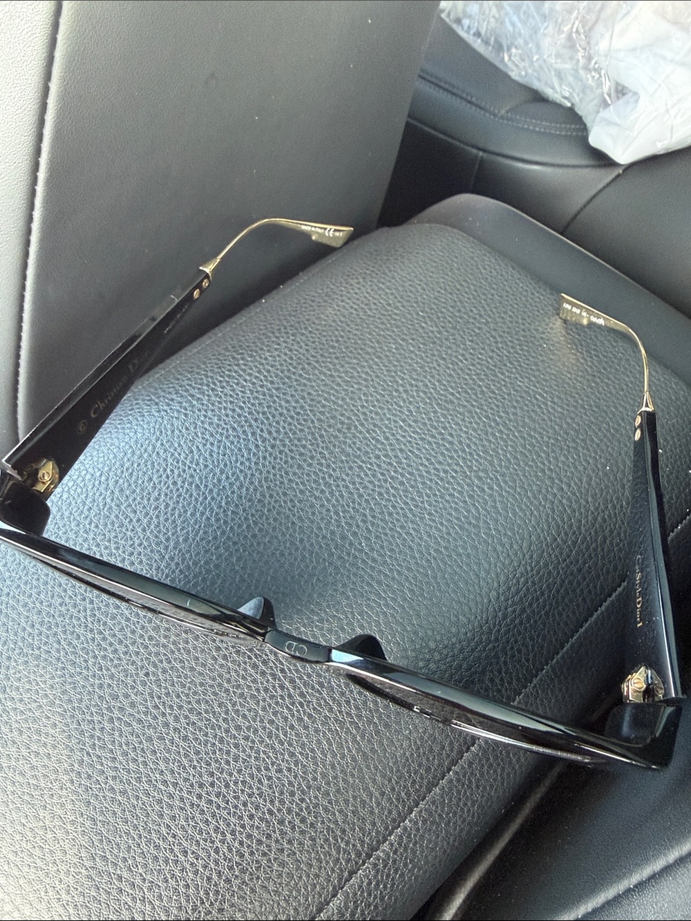 Dior Navy Cat-Eye Women's Sunglasses - Picture 7 of 8